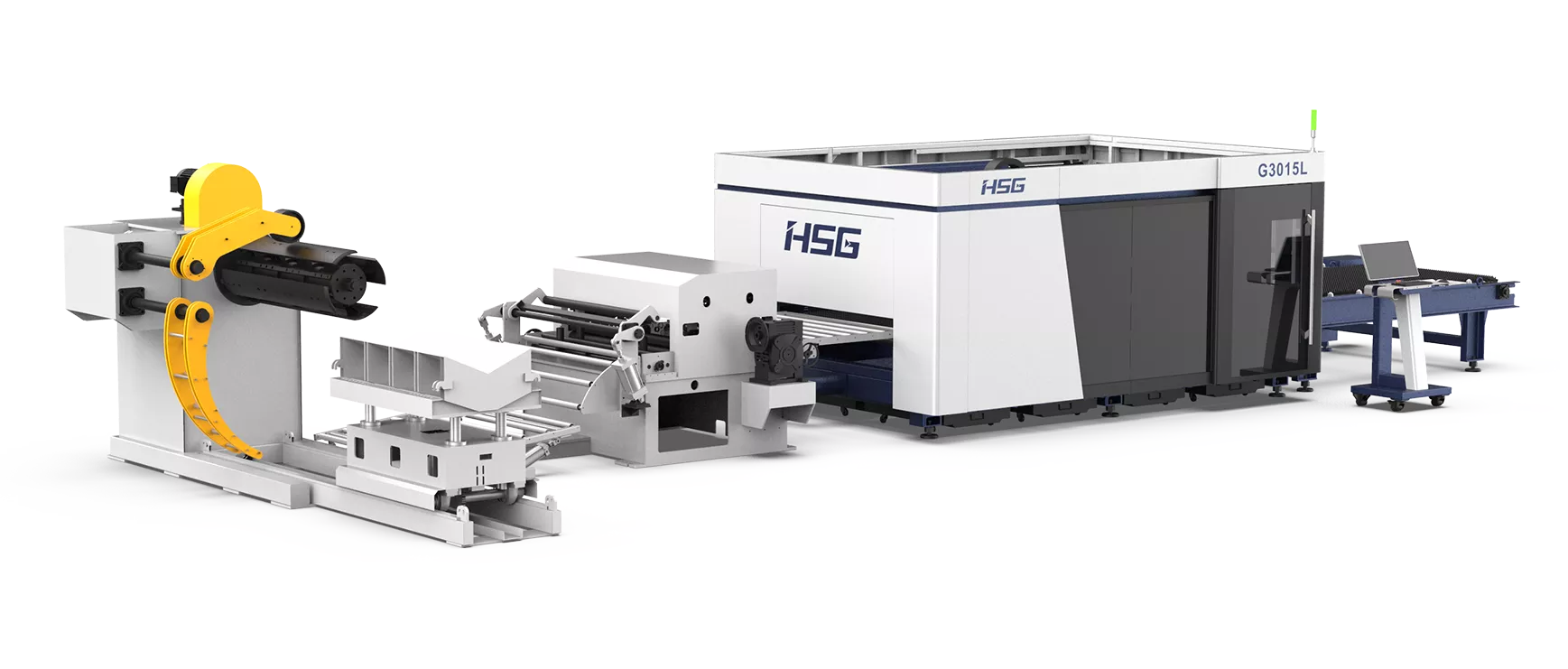 Material Coiling Laser Cutting Machine