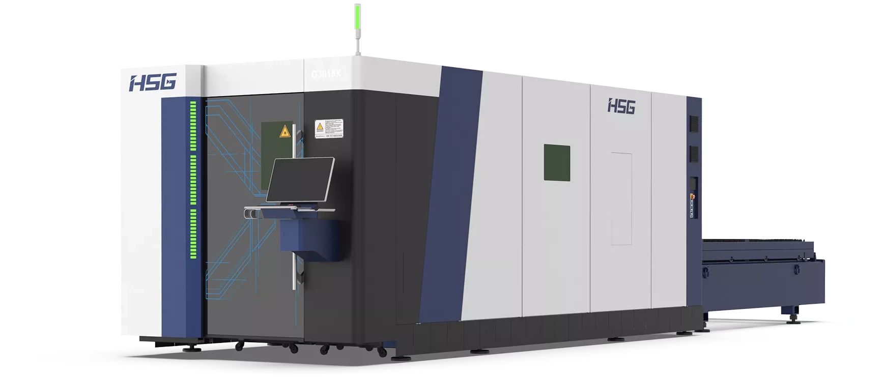 HSG High-power Bus Sheet Fiber Laser Cutting Machine